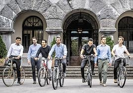 Seminaristas en Vitoria.