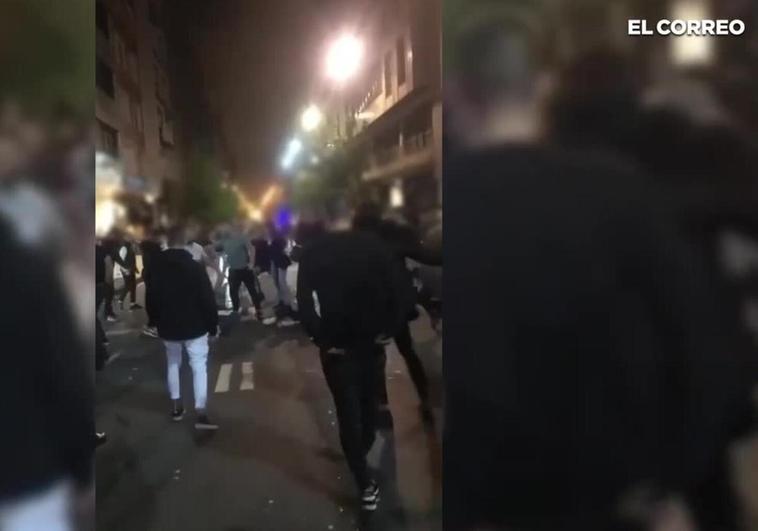 Cuatro denuncias por la pelea con patadas en la cabeza a la salida de una discoteca de Bilbao