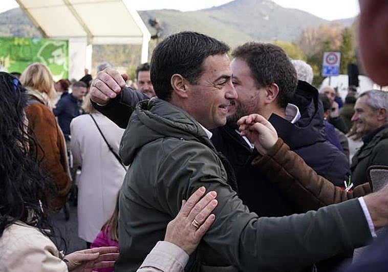 Imanol Pradales en el acto de homenaje a Sabino Arana.