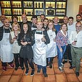 Así fue la cena en Burduntzi