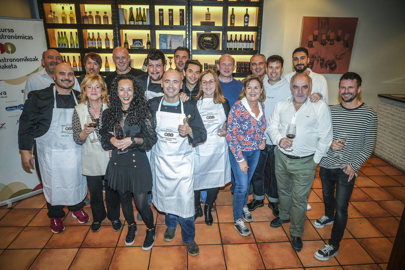 Así fue la cena en Burduntzi