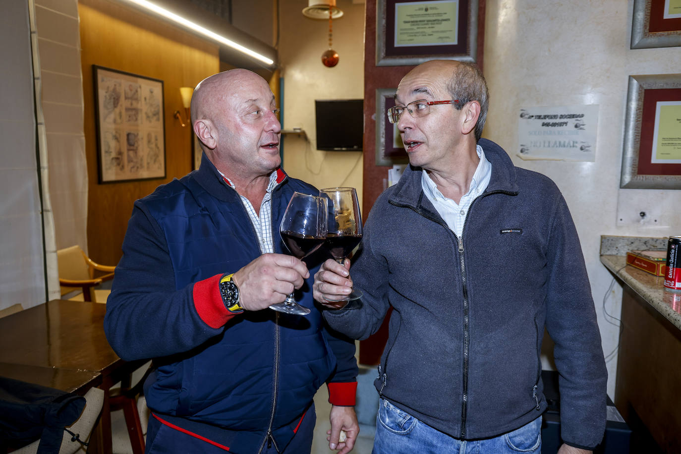 La cena en Bustinzuri, en imágenes