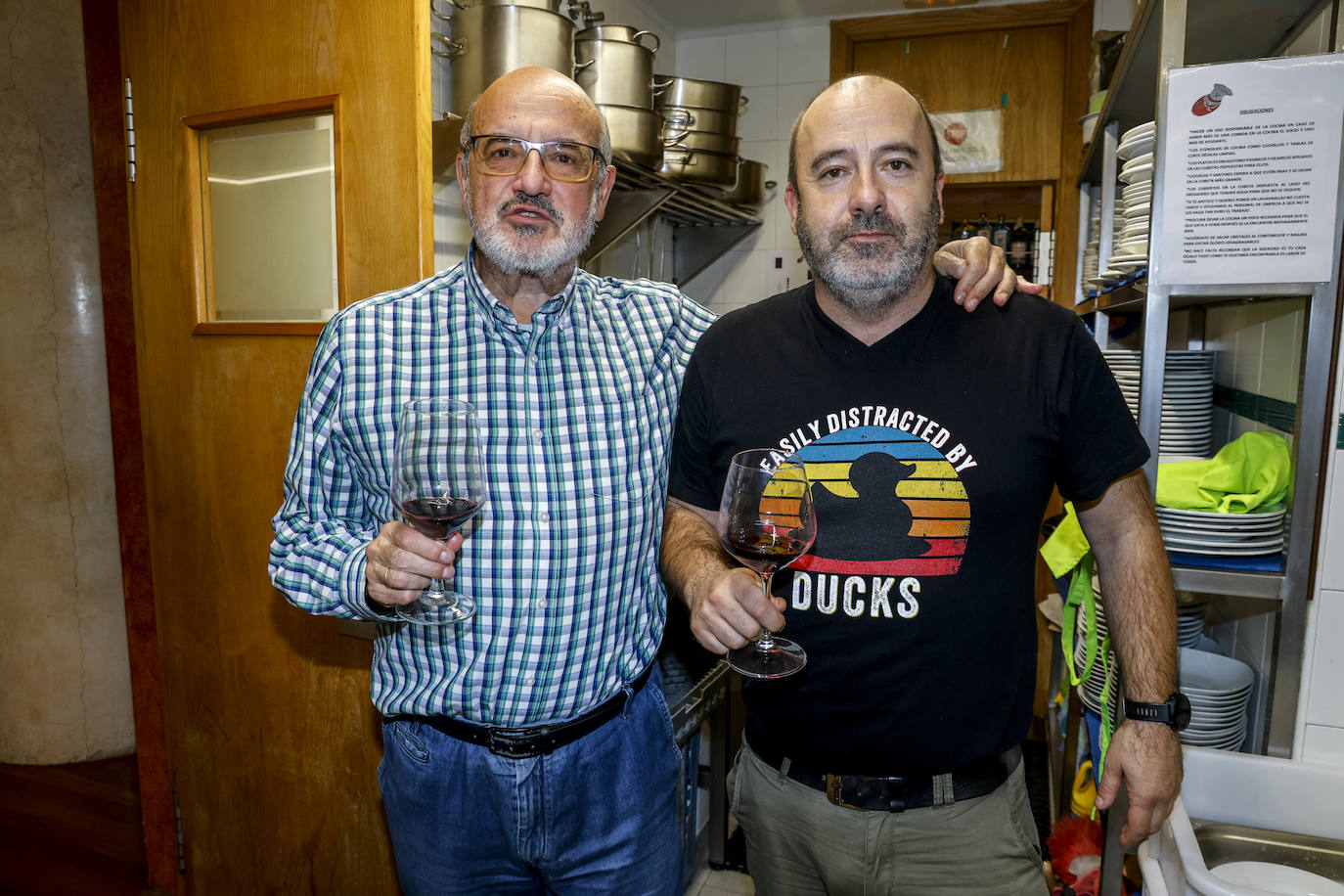 La cena en Bustinzuri, en imágenes