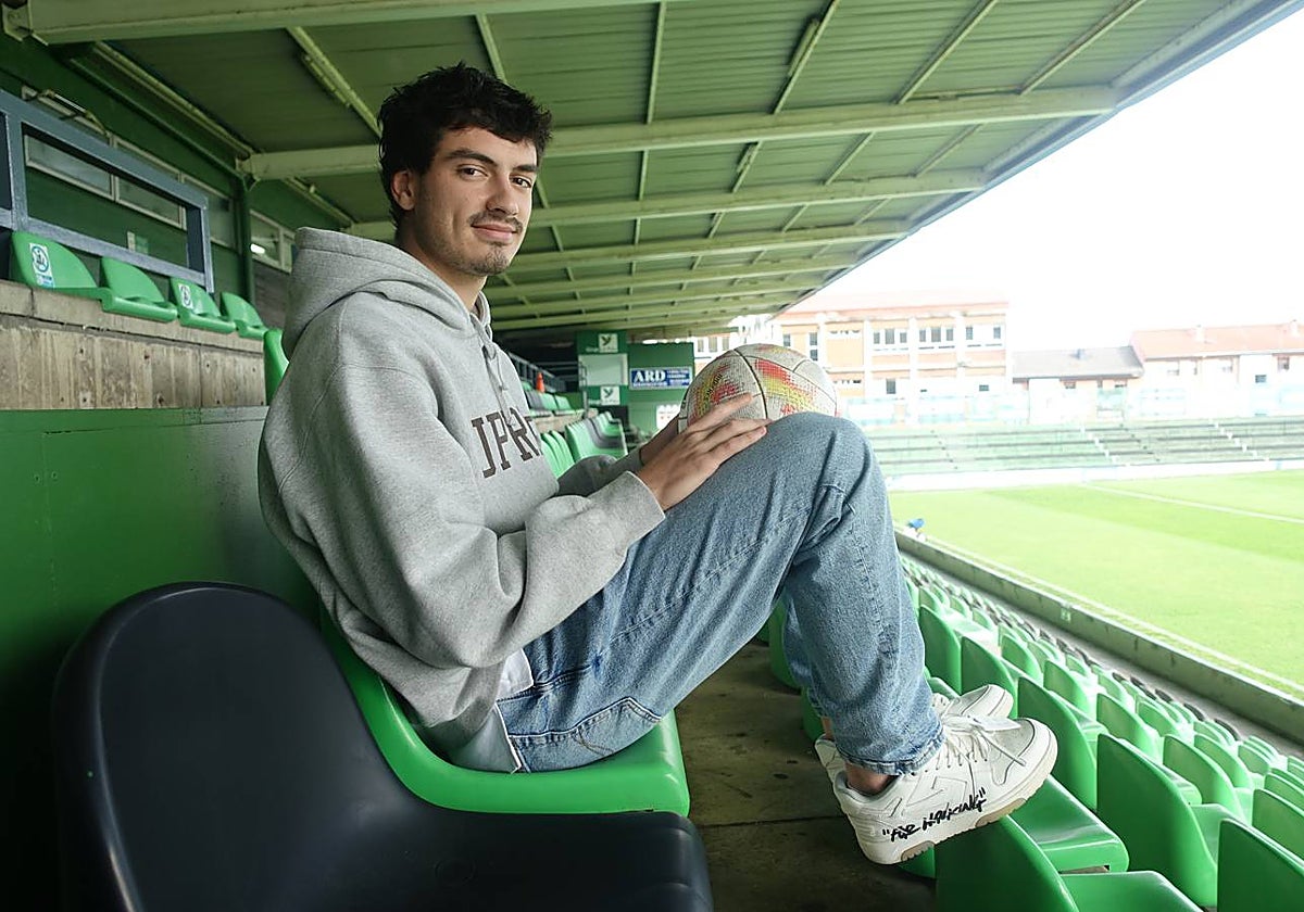 Jon Guruzeta ha sido una de las grandes sensaciones del Sestao River este último mes.