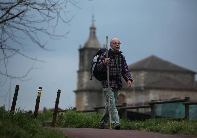 ruta del Norte, del camino de Santiago, a su paso por Busturialdea.