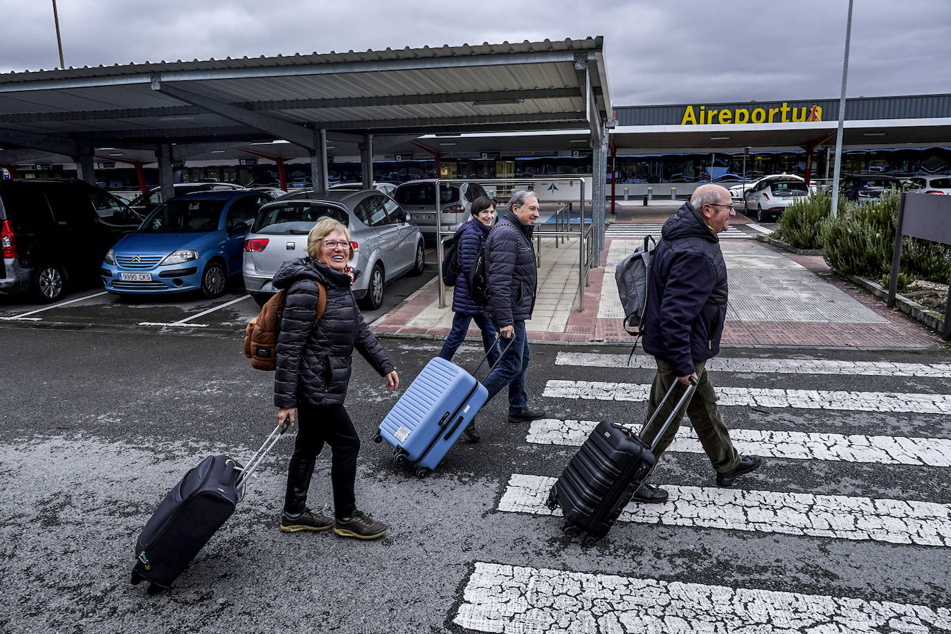 Así ha sido la &#039;operación salida&#039; en el aeropuerto de Foronda