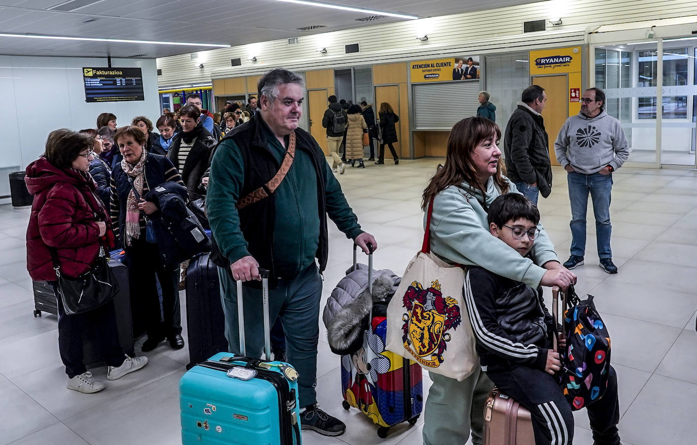 Así ha sido la &#039;operación salida&#039; en el aeropuerto de Foronda