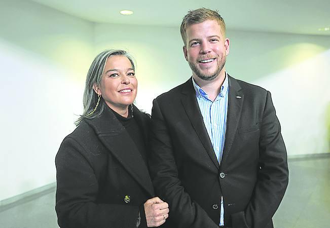 Nora Martín y Xabier Martín.