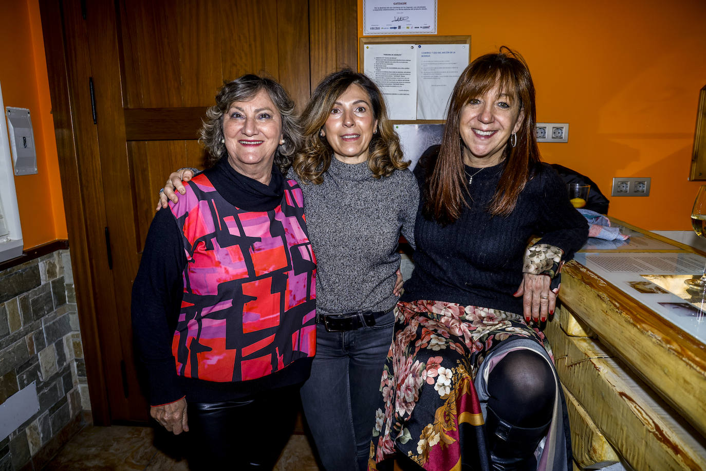 La cena en la sociedad gastronómica Gatzalde, en imágenes