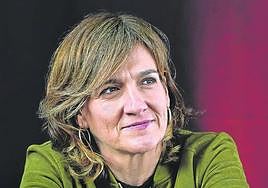 Karmele Jaio acaba de presentar su nueva novela en la Azoka.