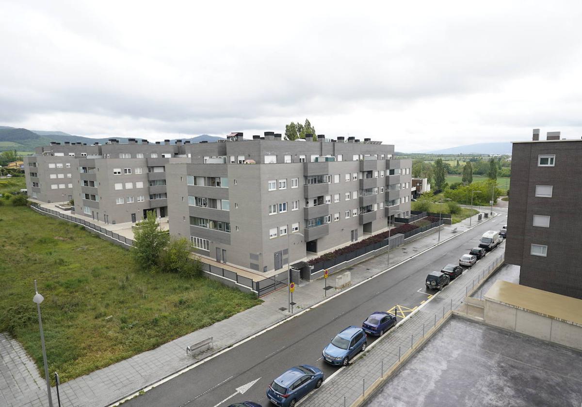 Vista del barrio de Goikolarra, donde el PP reclama ceder una parcela para construir un centro de salud.