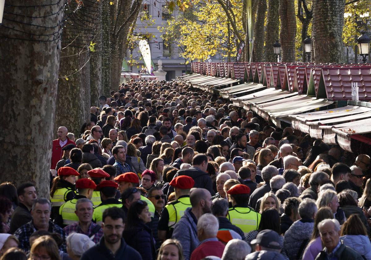 Multitudes en la feria de Santo Tomás del año pasado