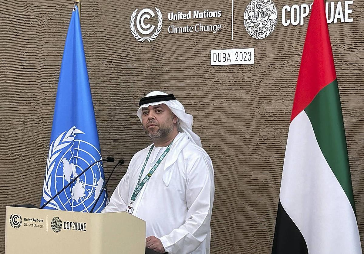 El director de la Cumbre del Clima (COP28) de Dubái, Majid Al Suwaidi.