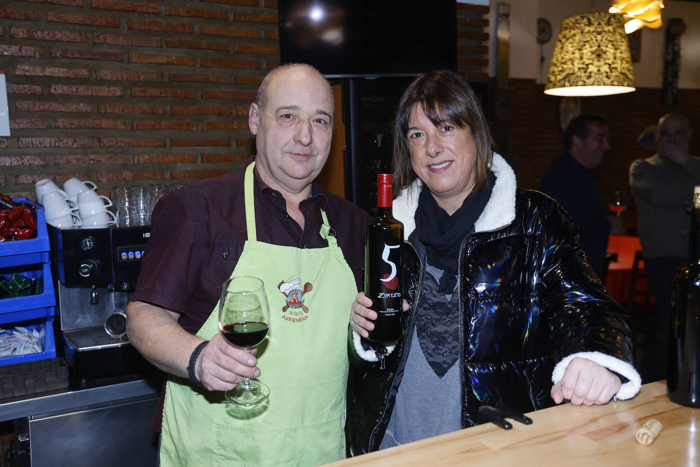 Así fue la cena en la sociedad gastronómica Azkenean