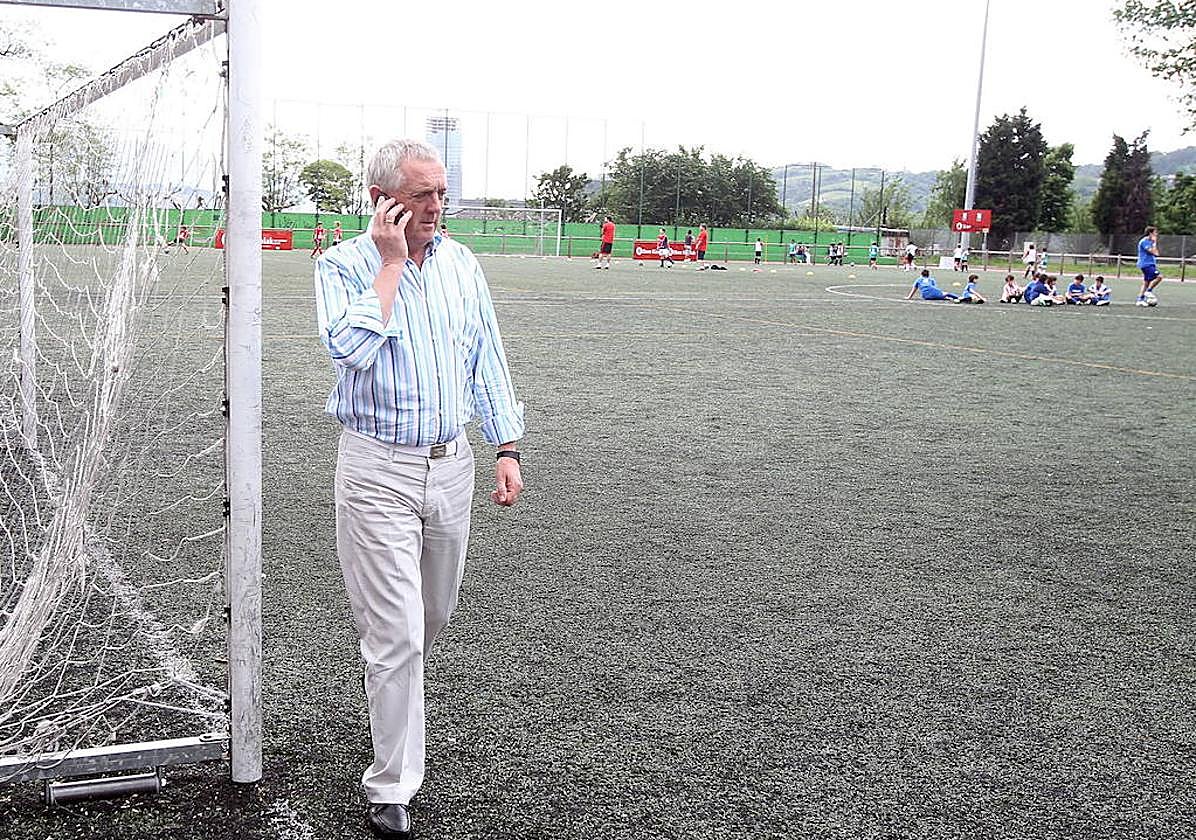 Mitxelo Gómez, presidente del Santutxu.