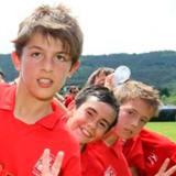 Unai Gómez y Mikel Jauregizar, desde la cuadrilla en Bermeo a San Mamés