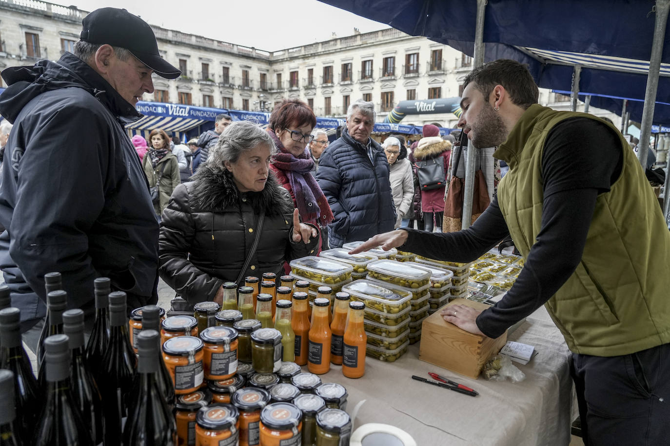 El Mercado de Navidad de Vitoria, en imágenes