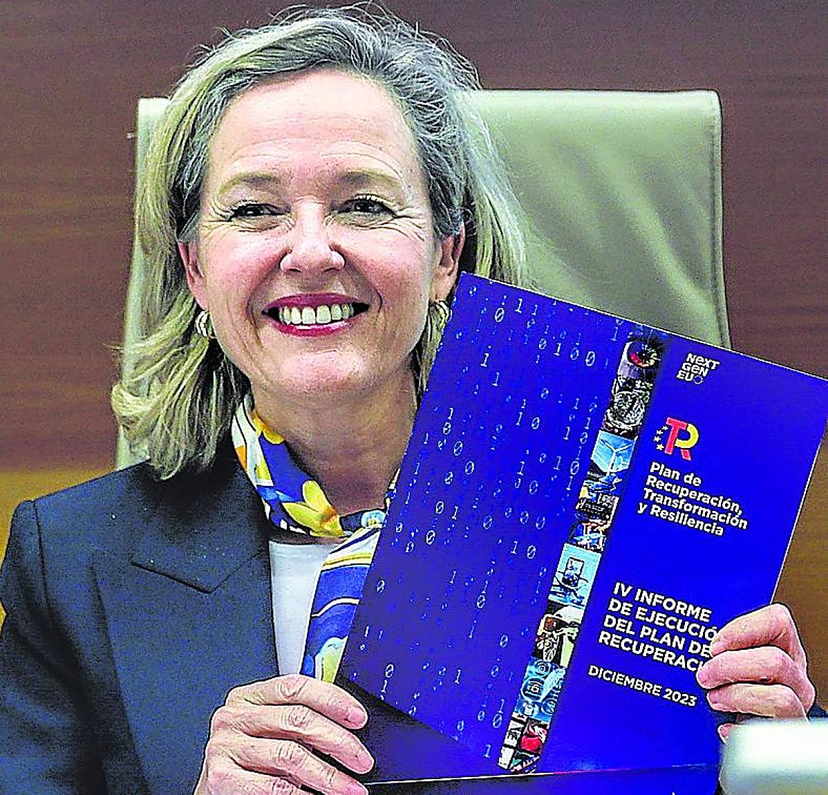 La vicepresidenta primera del Gobierno, Nadia Calviño.