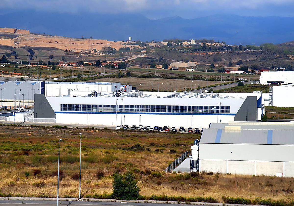 Terrenos el polígono de Ircio con algunas empresas ya activas.