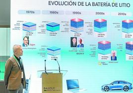 Pablo Fernandez-Santos, jefe de ingeniería y programación en su intervención durante la presentación de Basquevolt el pasado junio.