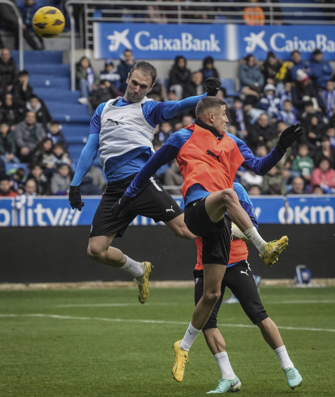 Las mejores fotos del entrenamiento a puerta abierta del Alavés