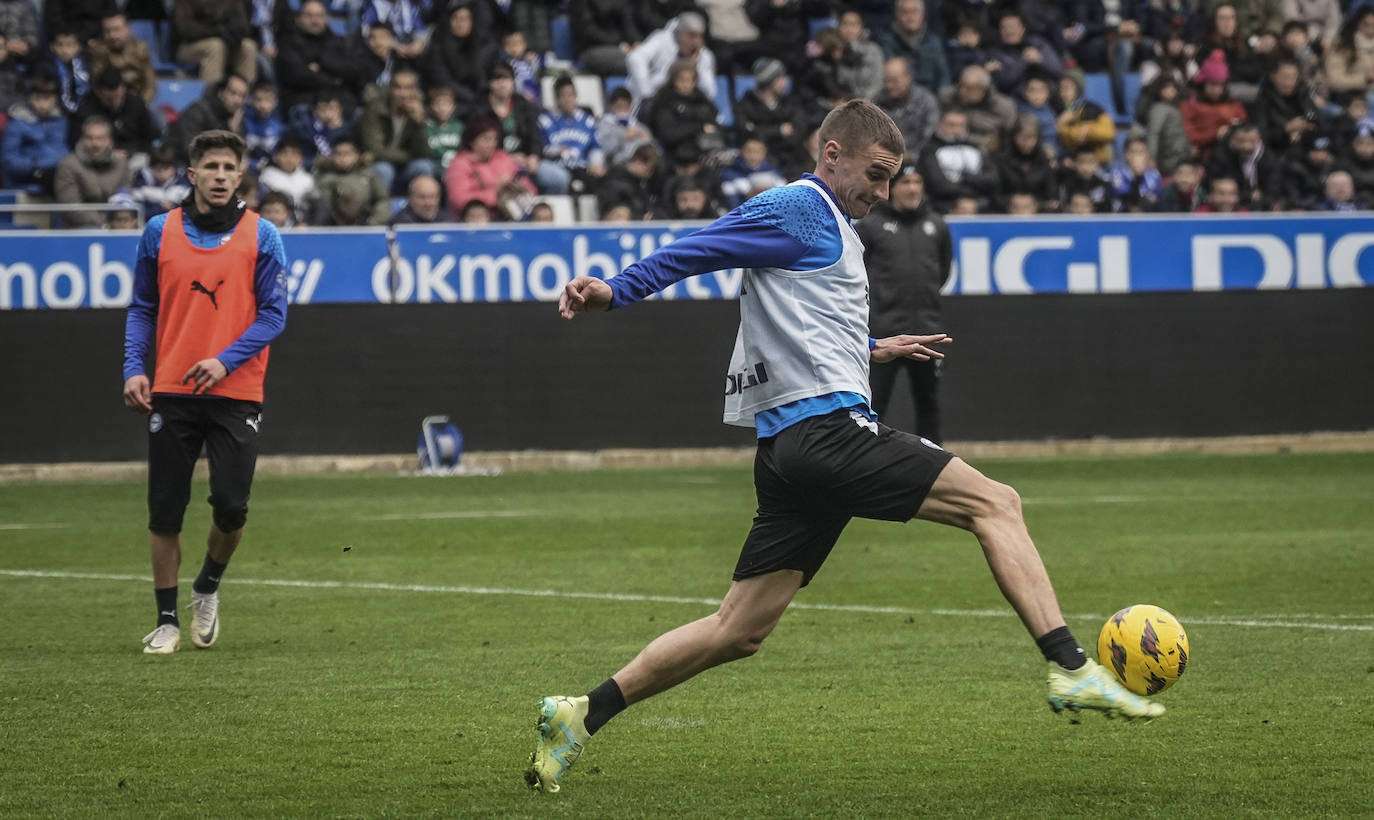 Las mejores fotos del entrenamiento a puerta abierta del Alavés