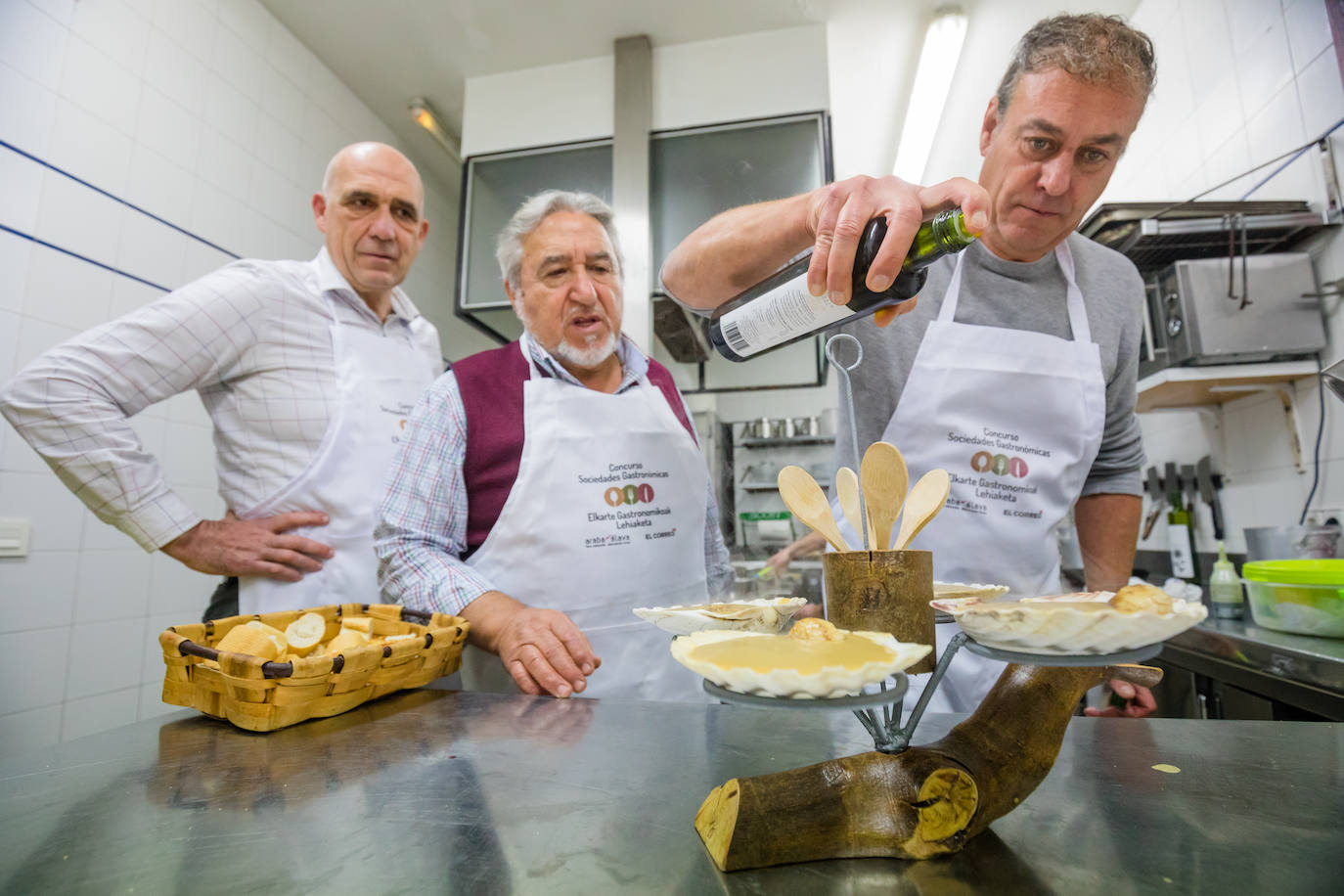 La cena en Abendaño, en imágenes