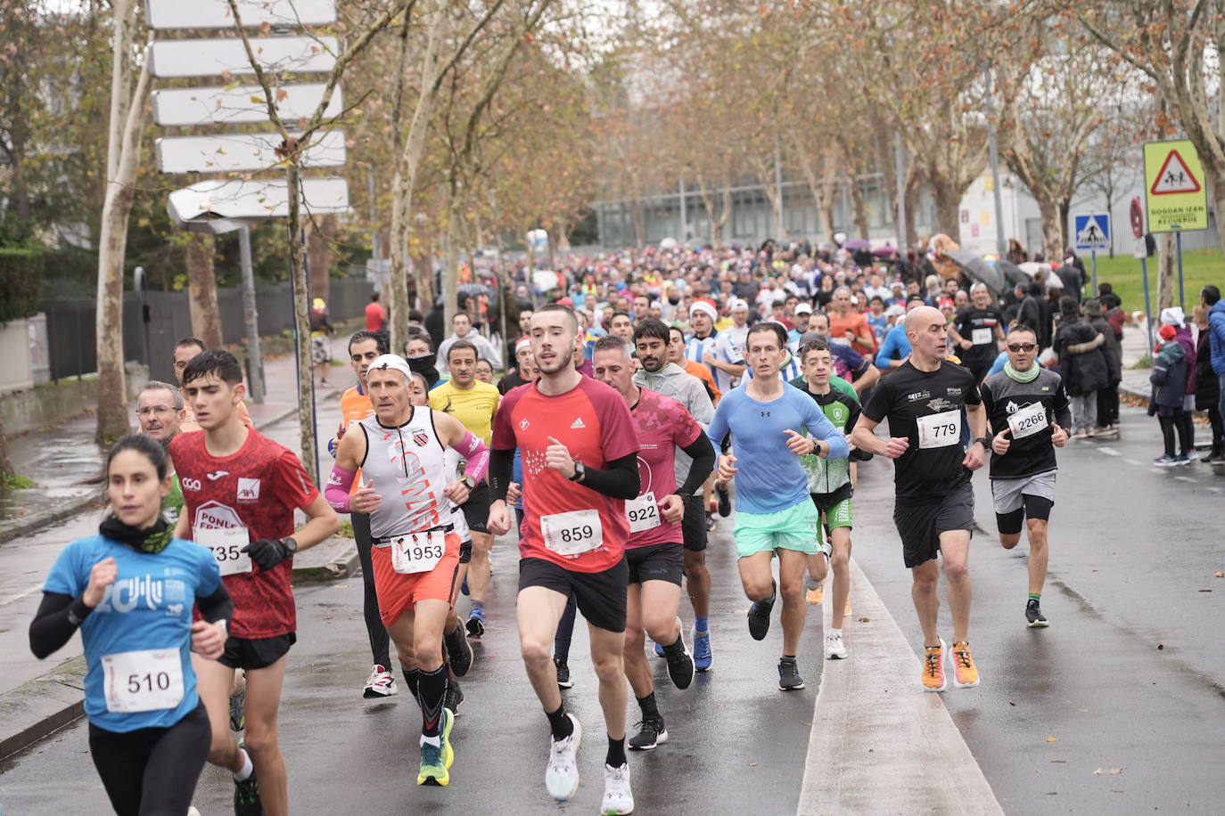 Las mejores imágenes de la San Silvestre de Vitoria