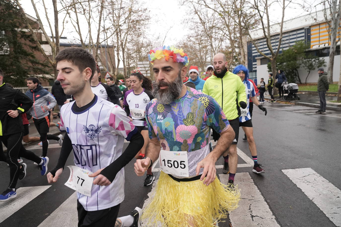 Las mejores imágenes de la San Silvestre de Vitoria