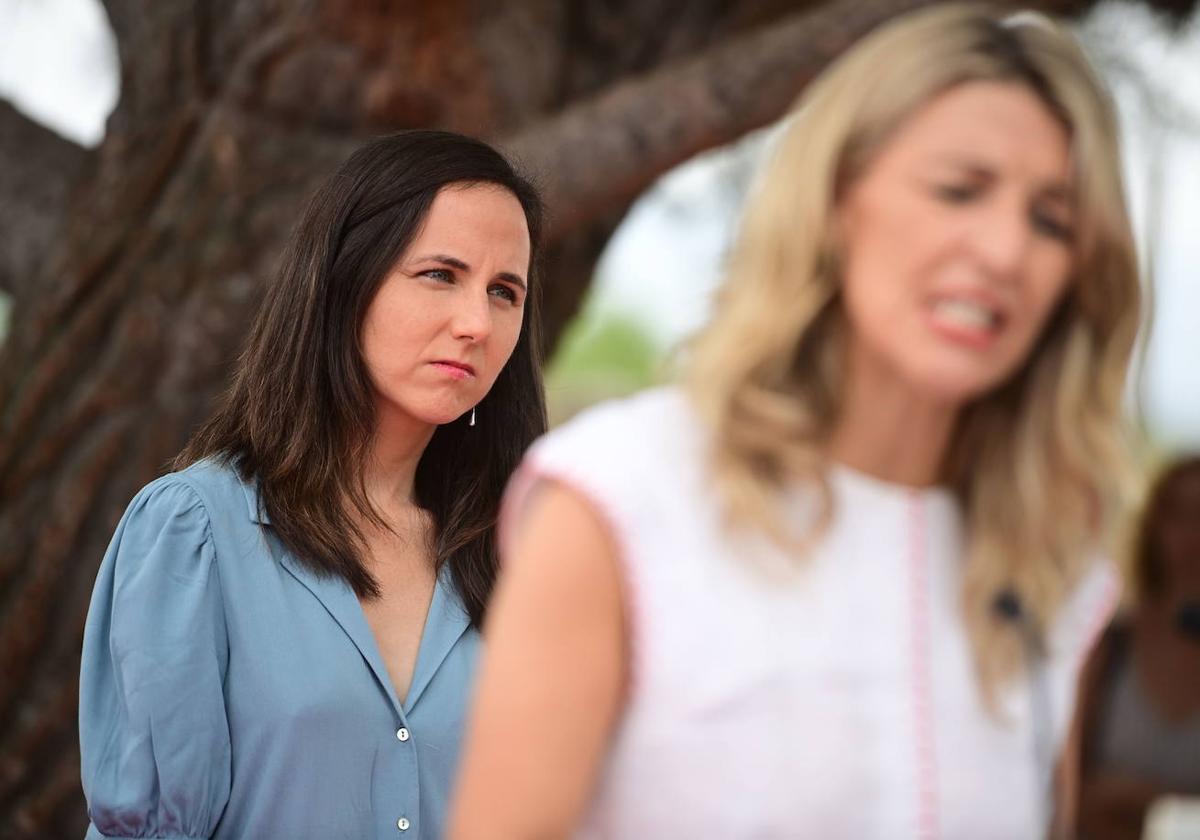 Ione Belarra y Yolanda Díaz.