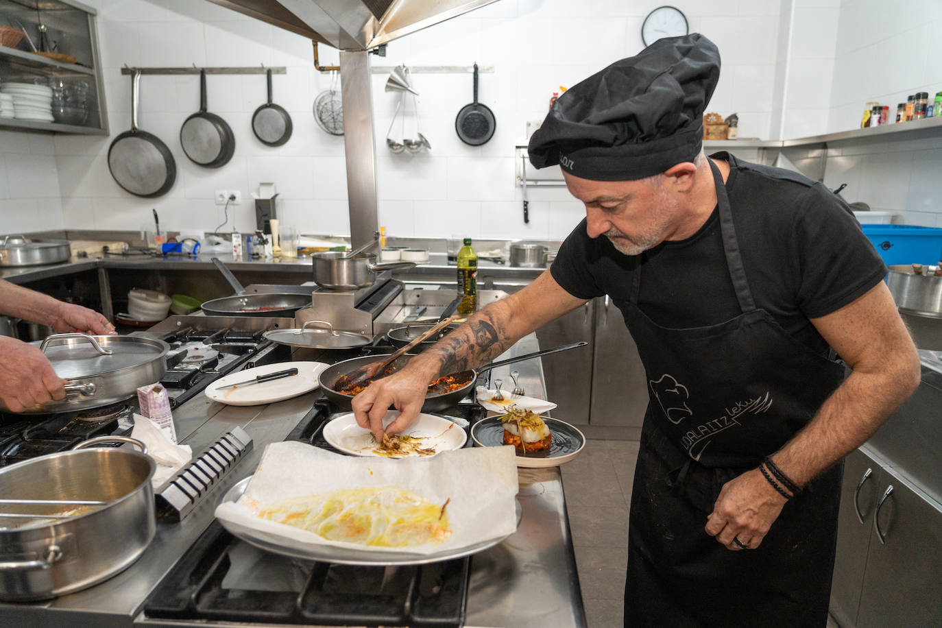 Fotos: Así fue la cena en la Sociedad Gastronómica Udalaitz-Leku