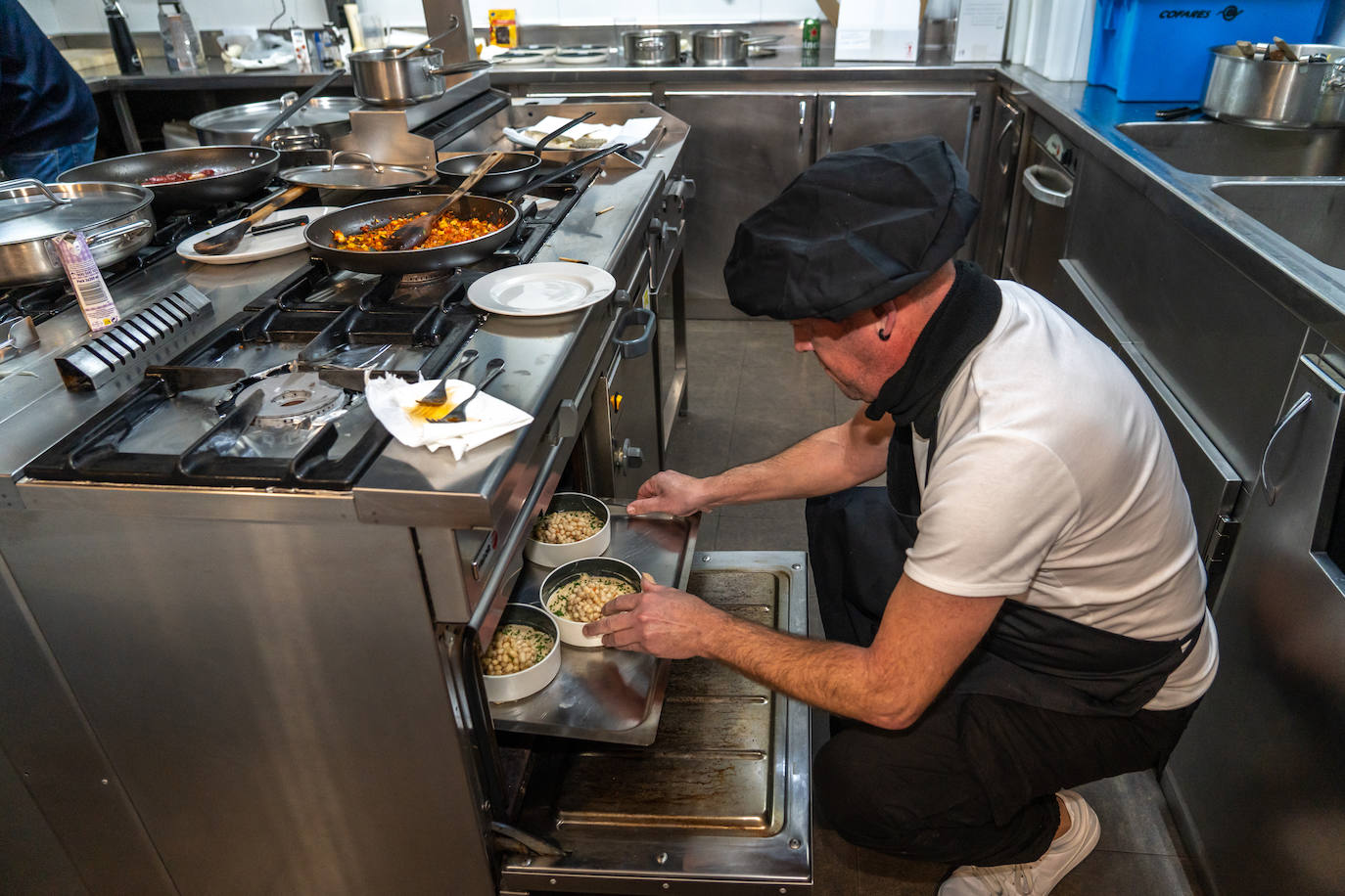 Fotos: Así fue la cena en la Sociedad Gastronómica Udalaitz-Leku