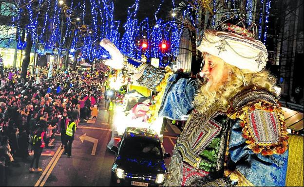 Horarios de las cabalgatas de los Reyes Magos en los municipios de Bizkaia