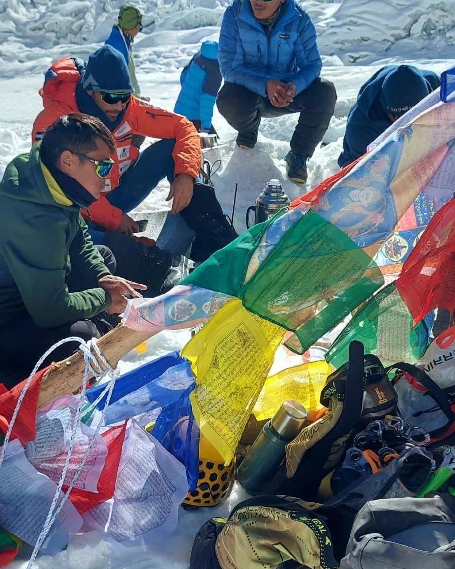 Txikon y su equipo. 