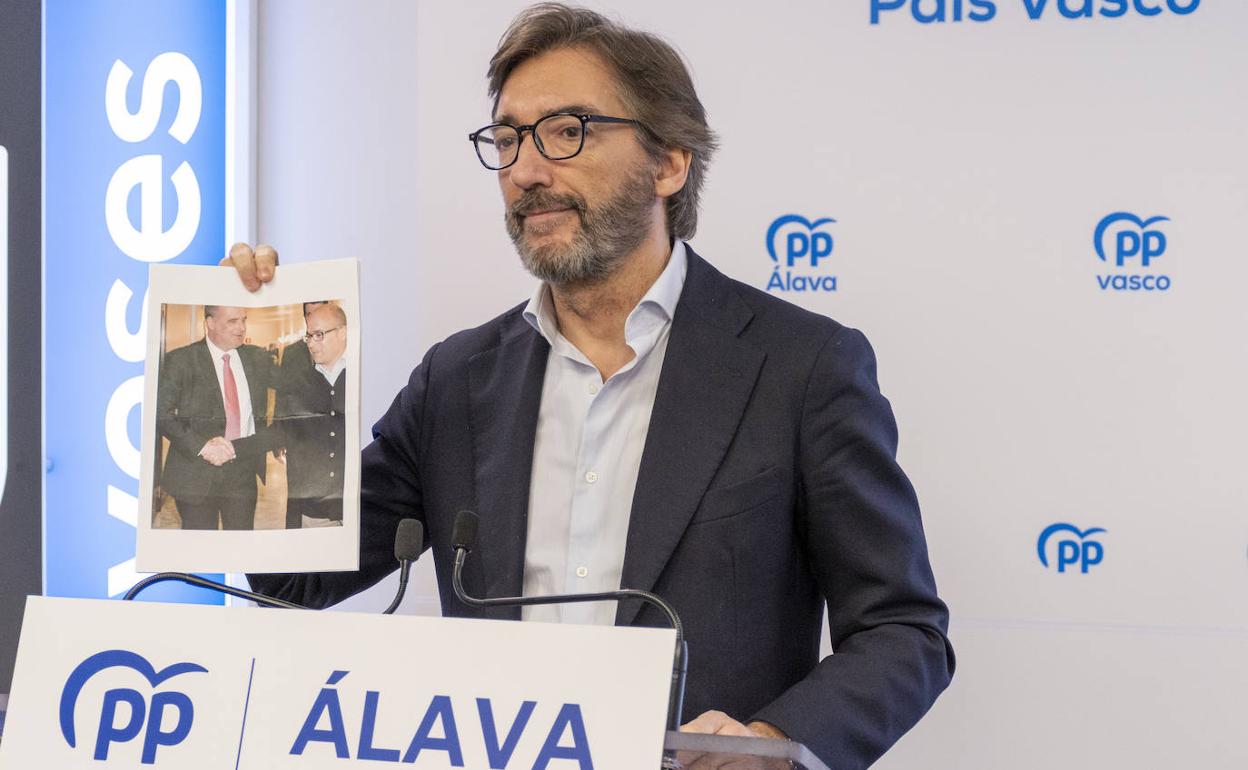Iñaki Oyarzabal, durante la rueda de prensa.