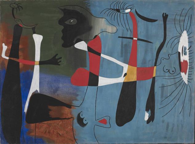 Pintura (Peinture), 1934. Óleo sobre lienzo. 97 x 130 cm. 