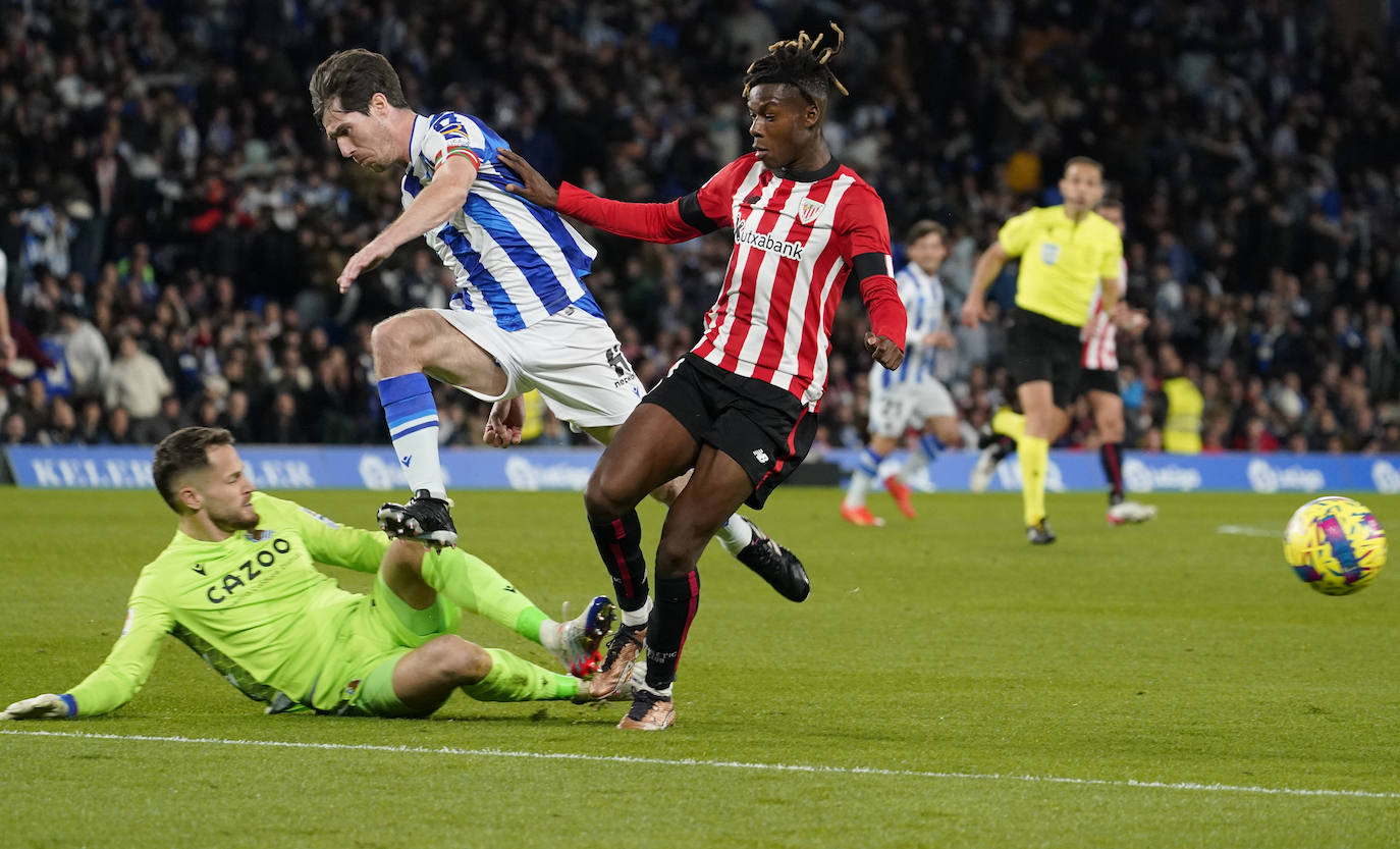 Fotos: El derbi entre la Real Sociedad y el Athletic, en imágenes