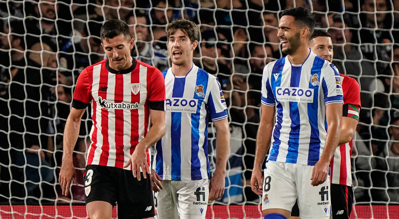 Fotos: El derbi entre la Real Sociedad y el Athletic, en imágenes