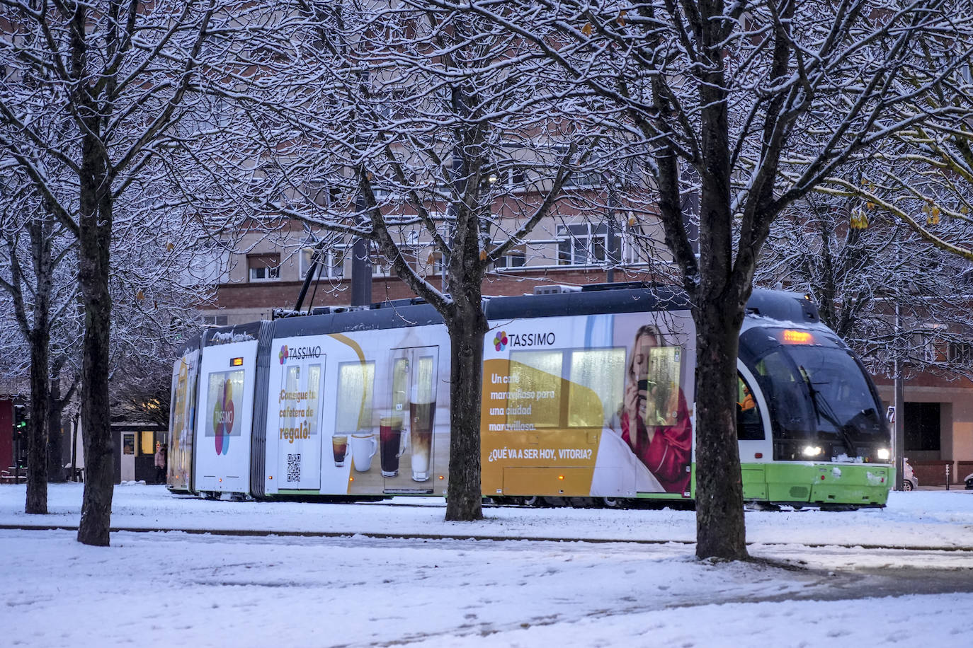 Fotos: Álava vive el primer temporal de nieve del invierno