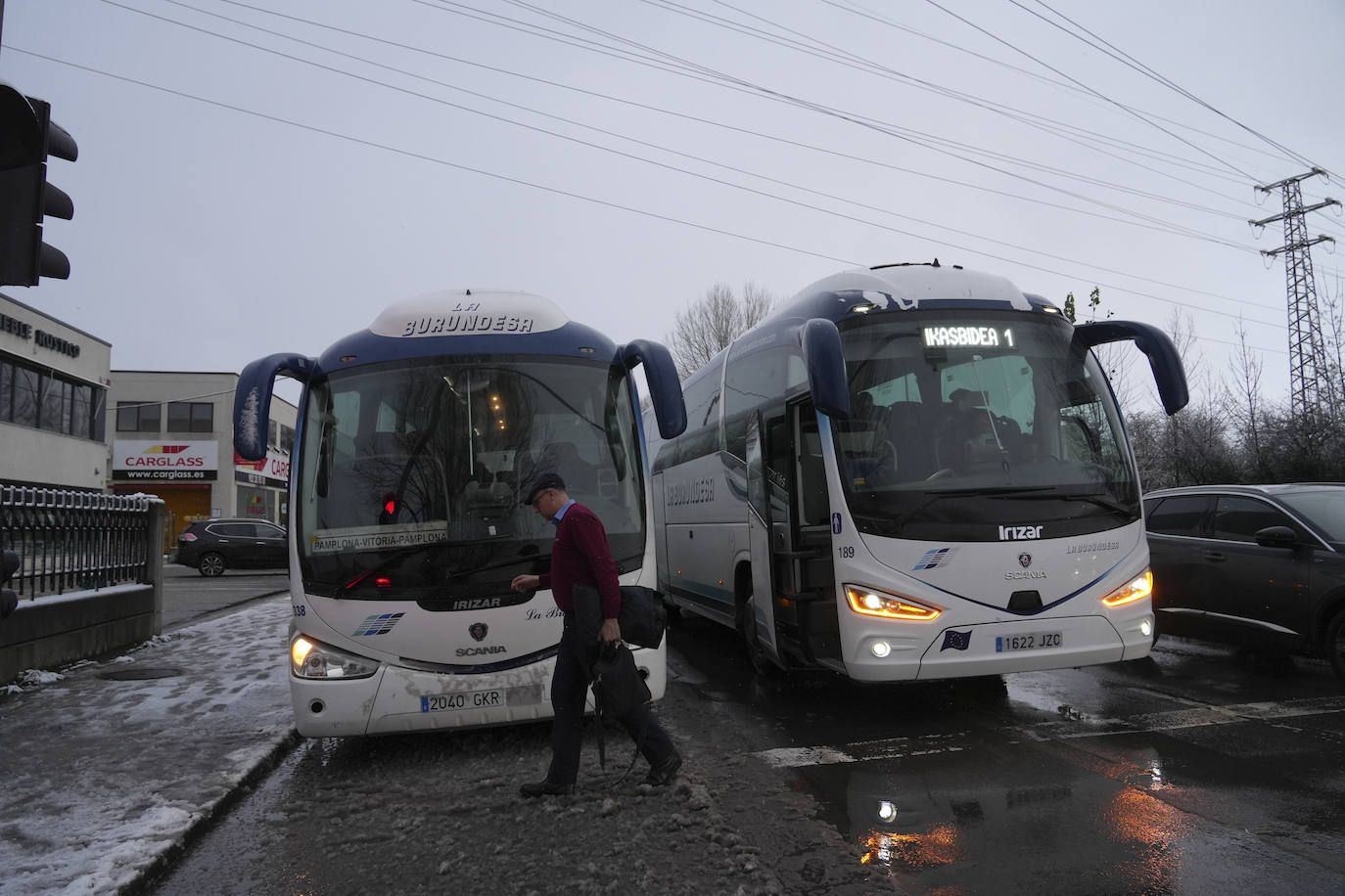 Fotos: Álava vive el primer temporal de nieve del invierno