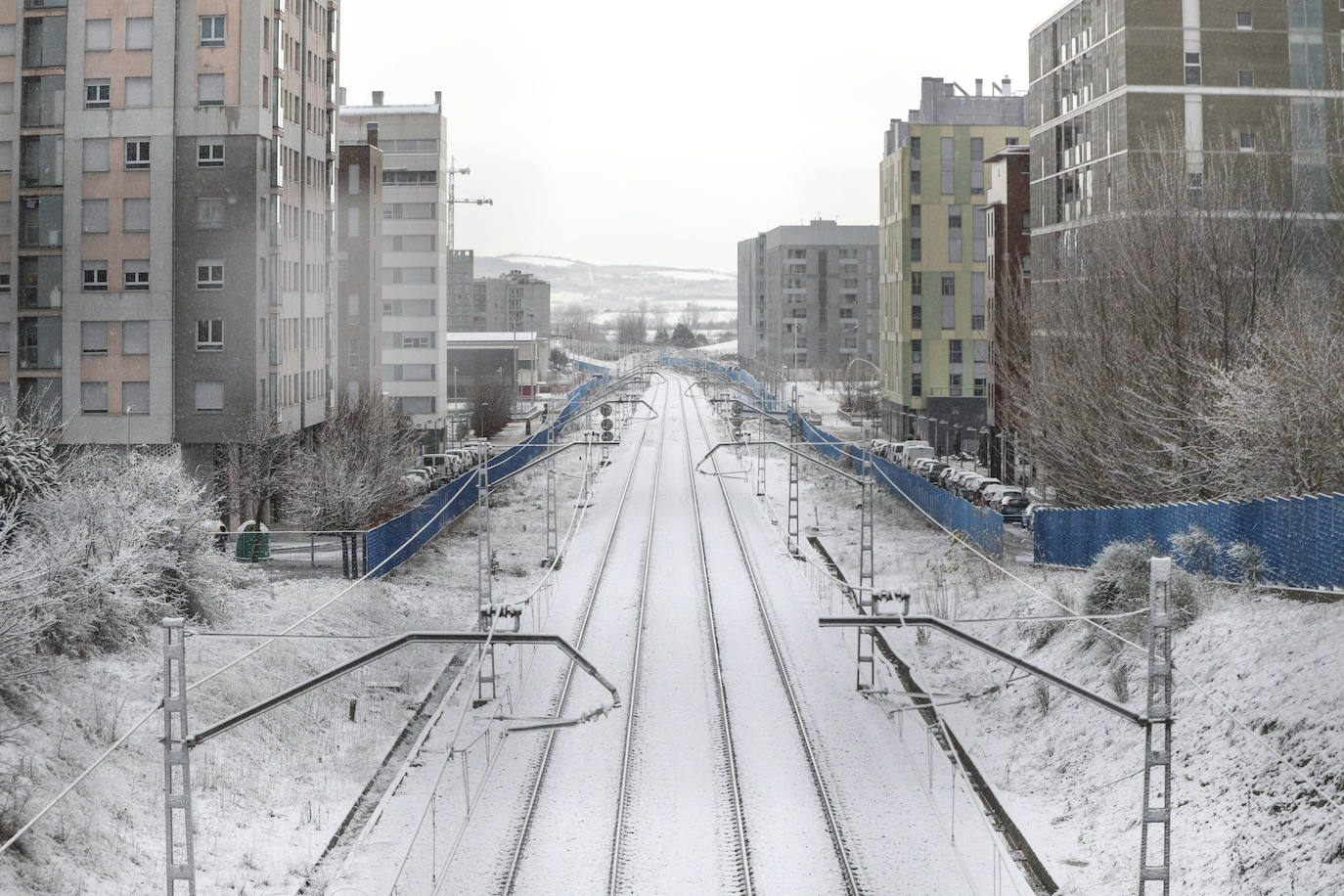 Fotos: Álava vive el primer temporal de nieve del invierno