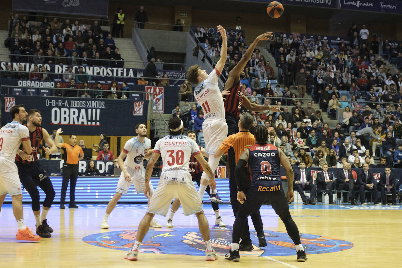 Fotos: Obradoiro - Baskonia, en imágenes