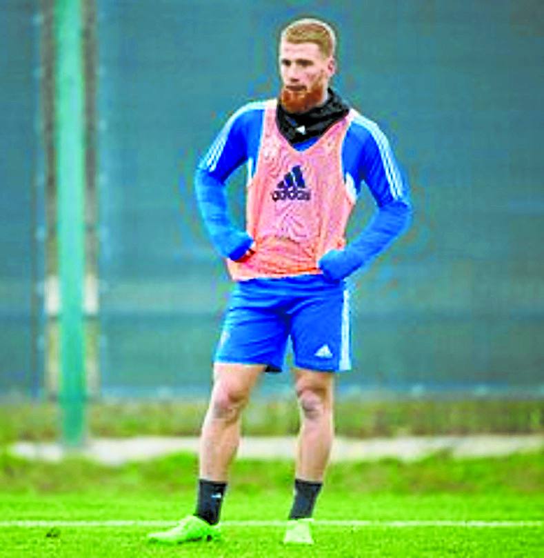 Imagen - David Vicente (23 años) completó ayer el primer ensayo con el Mirandés.