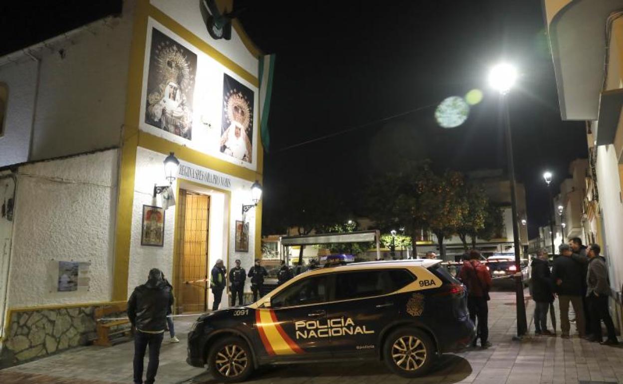 Una de las iglesias atacadas este miércoles en Algeciras.