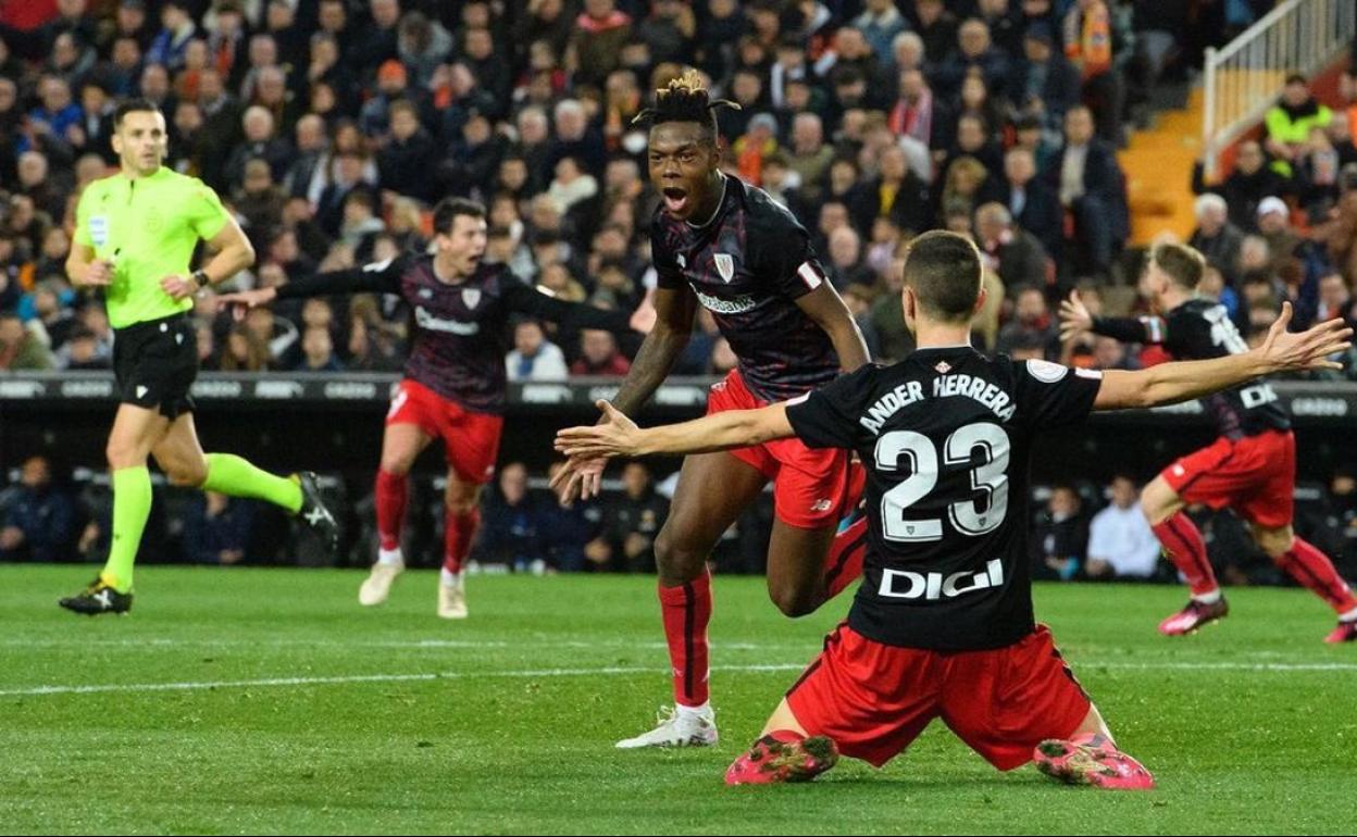Valencia 1-3 Athletic | Nico Williams 'Pasa' di Ander Herrera nel secondo obiettivo | La posta