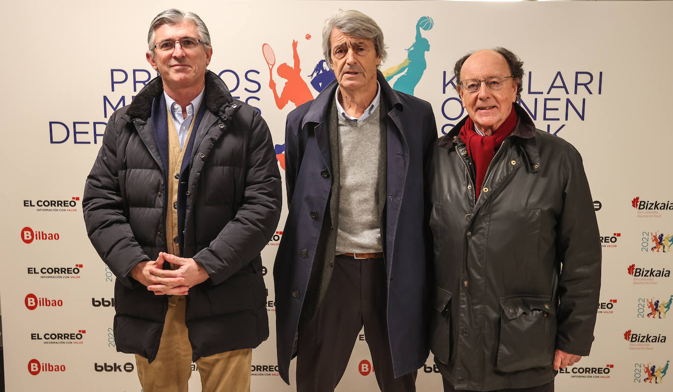 Igor del Busto, Jorge Barrie y Ángel Gorostiaga.