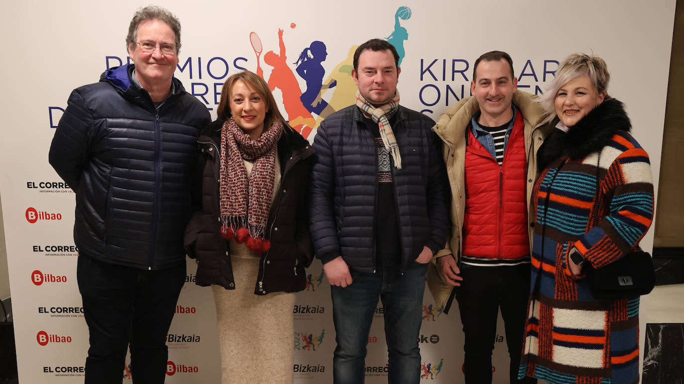 Enrique Thate, Amaia Molina, Aingeru Astorkiza, Richard Fernández y Sofía Hernández.