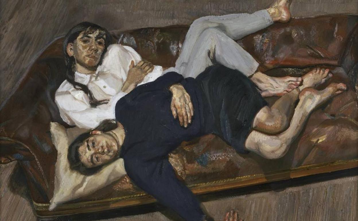 'Bella y Esther', obra de Freud presente en la muestra del Thyssen. 