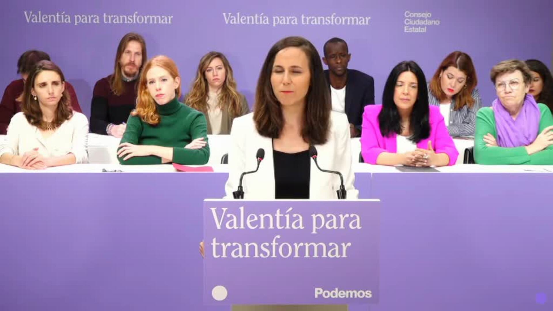 Belarra Lanza Un Llamamiento A Yolanda Díaz Tiene En Su Mano Que