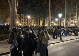 Zona de Jardines de Albia, donde tuvo lugar el botellón, antes de que se produjese la pelea.